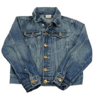 Tmavomodrá riflová bunda H&M