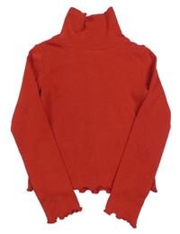 Červený žebrovaný rolák George