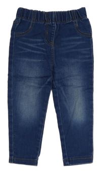 Modré teplákové džegíny Next