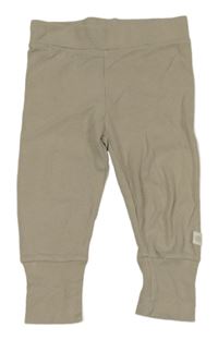 Béžové žebrované tepláky Reserved