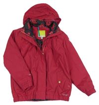 Malinová šusťáková jarní zateplená funkční bunda s kapucí Regatta