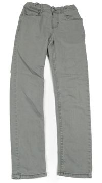 Šedé slim fit rifle H&M