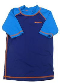 Modro-tmavomodré UV tričko s logem Mountain Warehouse