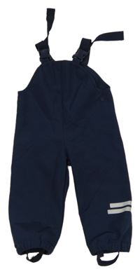 Tmavomodré softshellové laclové kalhoty Topomini