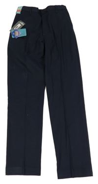 Nové - tmavomodré společenské chino kalhoty dunnes