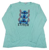 Světlemodré pyžamové triko se Stitchem Disney