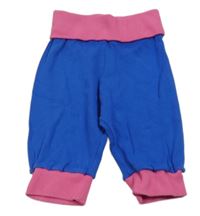 Modro-růžové tepláky 