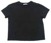 Černé tričko s kapsou E-Vie