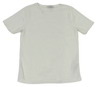 Smetanové žebrované tričko Primark
