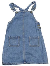 Modré riflové laclové šaty zn. Outfit Kids