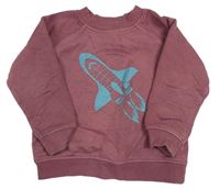 Mahagonová mikina s raketou Primark