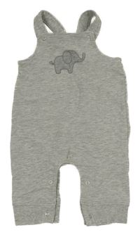 Šedé laclové tepláky se slonem Pocopiano