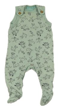 Zelené teplákové dupačky - Lví král Disney