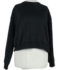 Dámská černá crop mikina H&M