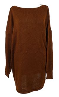 Dámská rezavá svetrová tunika 