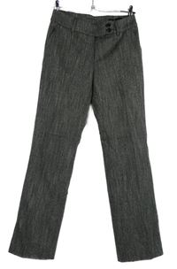 Dámské černo-šedé melírované kalhoty S. Oliver 