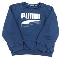 Tmavomodrá mikina s logem Puma