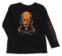 Černé triko s Fortnite 