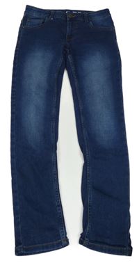 Tmavomodré teplákové rifle C&A