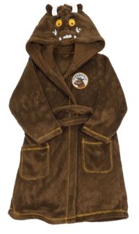 Hnědý chlupatý župan s kapucí -Gruffalo 