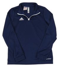 Modrá funkční mikina Adidas