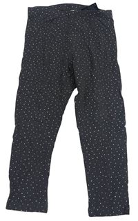 Tmavošedé puntíkaté legíny H&M