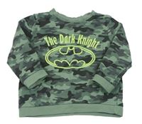 Khaki-černá army mikina s Batmanem 