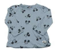 Světlemodrošedé triko s Mickeym Disney