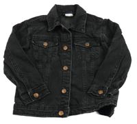 Černošedá riflová bunda Zara