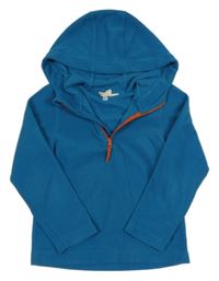 Modrá fleecová funkční mikina s kapucí Mountain Warehouse