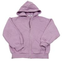 Lila propínací mikina s kapucí M&S