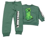 2set - Zelená tepláková souprava s potiskem - Minecraft