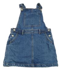 Modré riflové laclové šaty Kiabi 