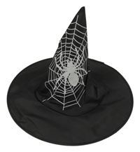 Kostým - Černý klobouk s pavoukem 