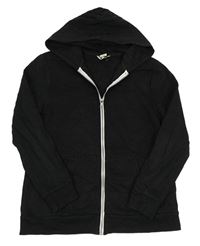 Černá propínací mikina s kapucí zn. H&M