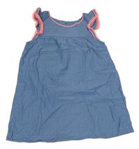 Modré riflové šaty s medeirou H&M