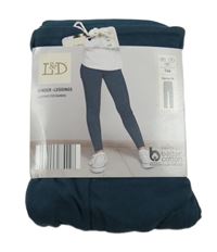 Nové - Tmavomodrošedé legíny L&D