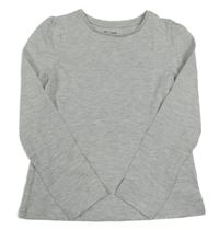 Šedé melírované triko Tu