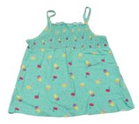 Mátový žabičkový top se zmrzlinami Topolino