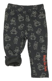 Šedé tepláky s medvídkem Pú Disney