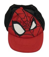 Červeno-černá kšiltovka se Spider-manem 