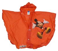 Červené pláštěnkové pončo s Mickeym a kapucí Disney