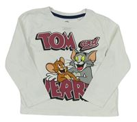 Bílé triko s Tomem a Jerrym