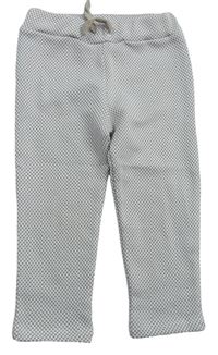 Šedohnědo-bílé kostkované teplákové kalhoty RIVER ISLAND