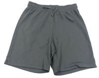 Tmavošedé sportovní kraťasy H&M