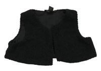 Černé huňaté podšité bolérko PRIMARK