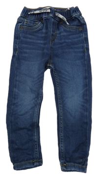 Modré skinny teplákové rifle Levi´s