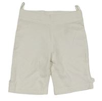 Bílé elastické kraťasy H&M