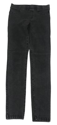 Antracitové tregíny riflového vzhledu H&M