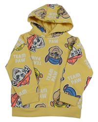 Žlutá mikina s Paw Patrol a kapucí Primark